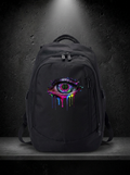 Drip Glitch Eye Backpack — front